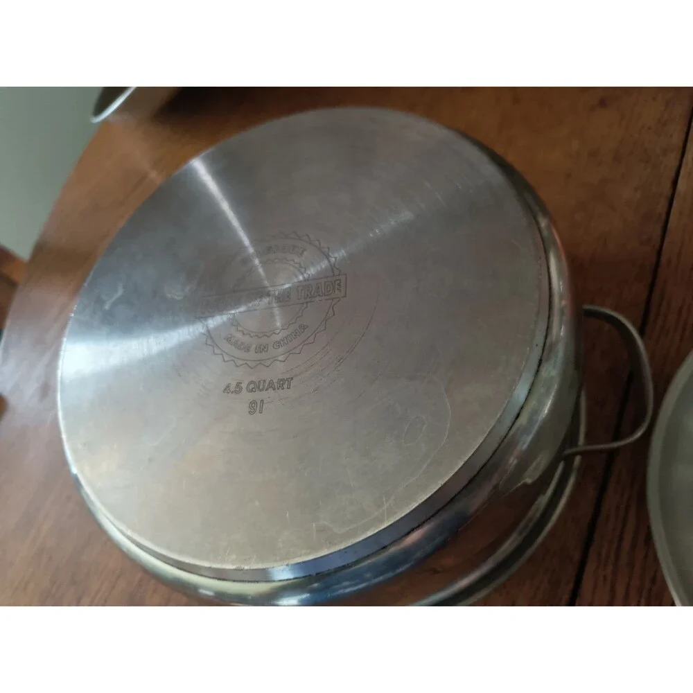 belgique stainless steel cookware set